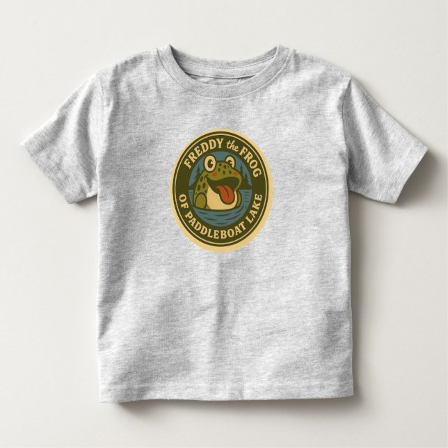 Camiseta De Bebé Baby's Tee Freddy Frog Tee of Paddleboat Lake (Anverso)