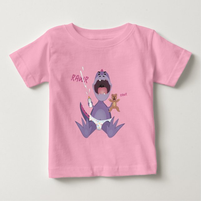 Camiseta De Bebé Babysaurus (Anverso)