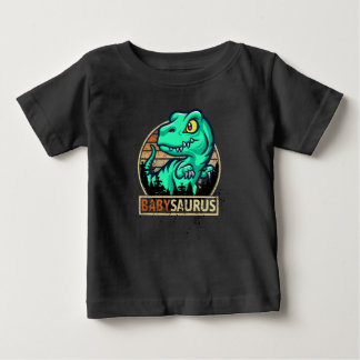 Camiseta De Bebé Babysaurus divertido t-rex
