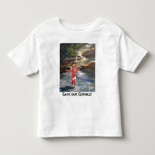 Camiseta De Bebé ¡BabySha20x24, ahorran nuestras primaveras! ,