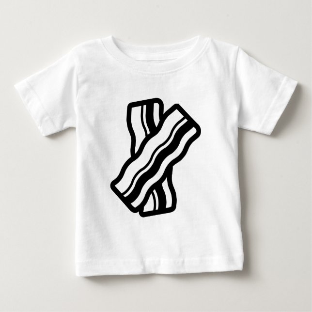 Camiseta De Bebé ¡Bacon! (Anverso)