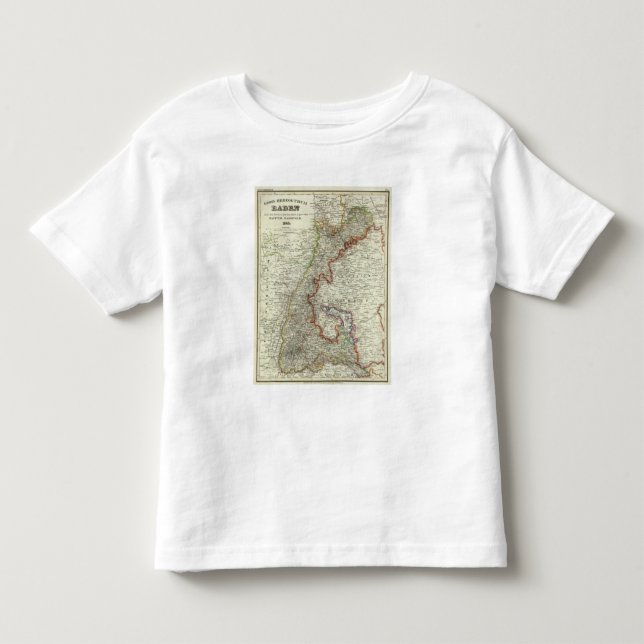 Camiseta De Bebé Baden, Alemania (Anverso)