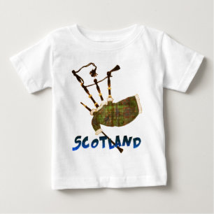 Camiseta De Bebé Bagpipes de Escocia