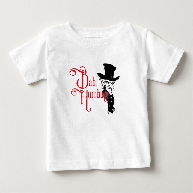 Camiseta De Bebé Bah Humbug Scrooge Essential T-Shirt (Anverso)