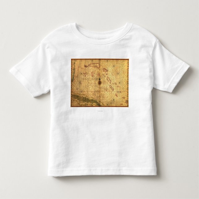 Camiseta De Bebé BahamasPanoramic MapBahamas (Anverso)