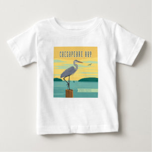 Camiseta De Bebé Bahía De Chesapeake Más Grande De América Del Nort