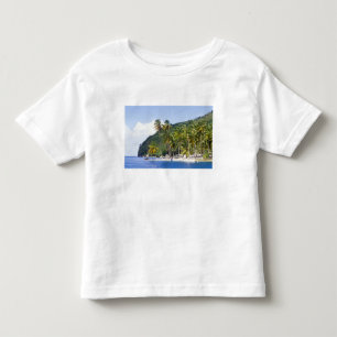 Camiseta De Bebé Bahía Marigot, Santa Lucía, Caribe