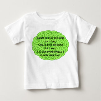 Camiseta De Bebé Bailar como si nadie mirara