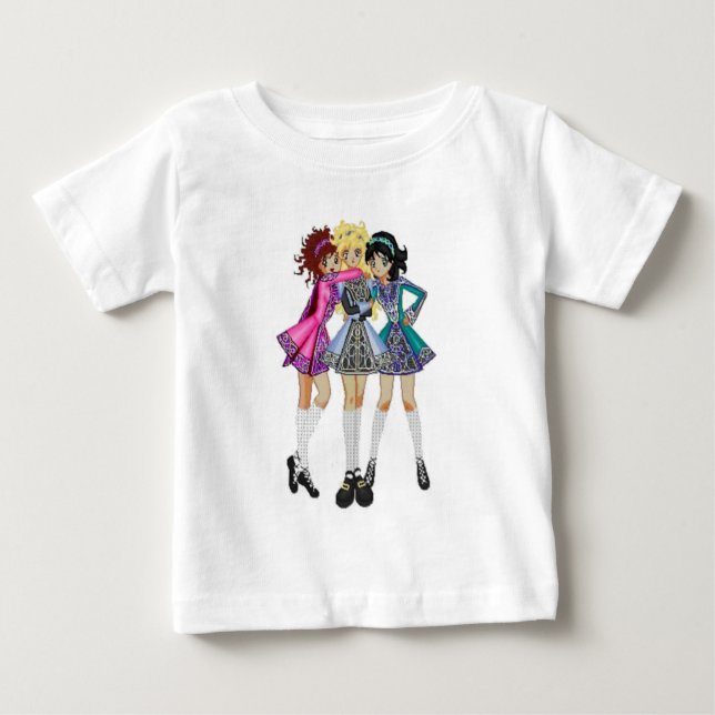 Camiseta De Bebé Bailarín irlandés (Anverso)