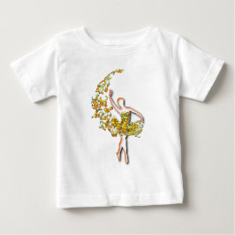 Camiseta de bebé bailarina