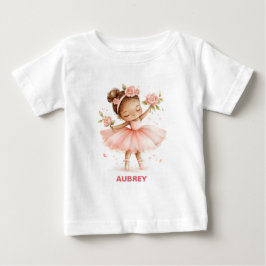 Camiseta De Bebé Bailarina Bailando