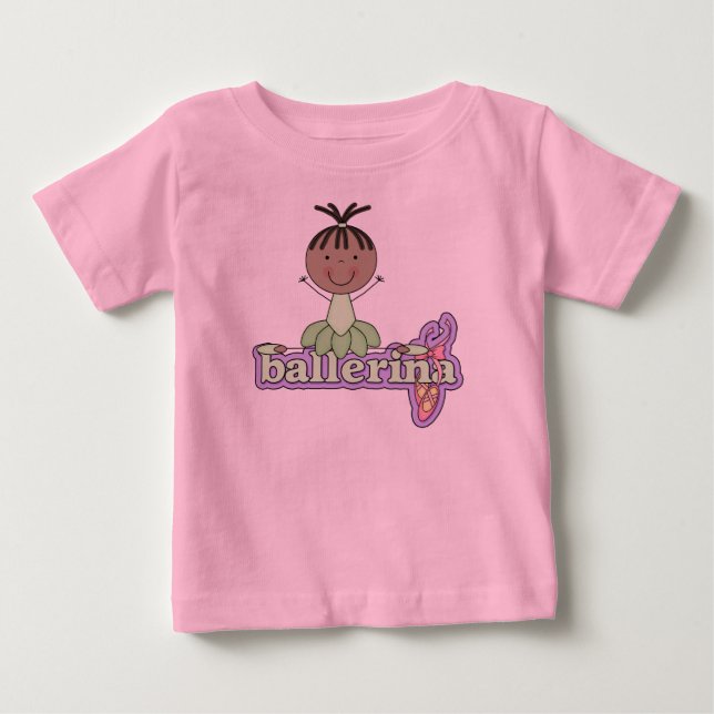 Camiseta De Bebé Bailarina - Body de tutú de bebé verde (Anverso)