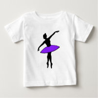 Bailarina de ballet Purple Tutu Ballerina Pointe