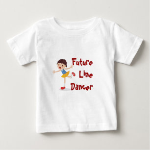 Camiseta De Bebé ¡Bailarina de línea futura! - CHICA