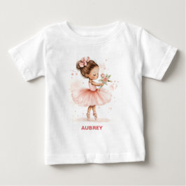 Camiseta De Bebé Bailarina Pequeña Elegante