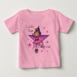 Camiseta De Bebé Bailarina Pequeña Estrella - Cabello Rubio