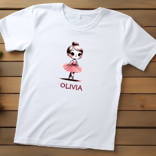 Camiseta De Bebé Bailarina Pequeña y Linda