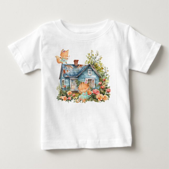 Camiseta De Bebé Bailarinas Adorables (Anverso)