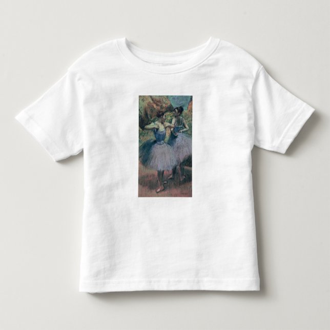 Camiseta De Bebé Bailarines de Edgar Degas el | en violeta (Anverso)