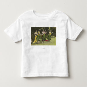 Camiseta De Bebé Bailarines de HawaiiHula en ColorHawaii