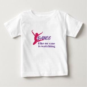 Camiseta De Bebé Baile Como Nadie Está Viendo