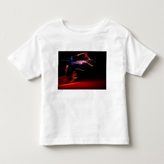 Camiseta De Bebé baile de auto púrpura (Anverso)