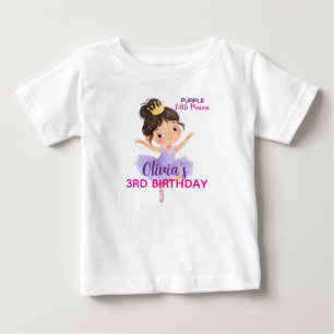 Camiseta De Bebé Baile de la Princesita Morada