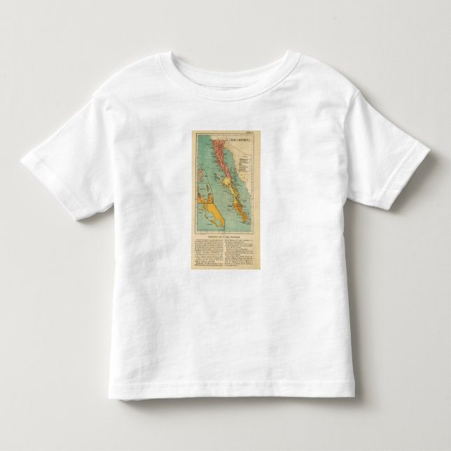 Camiseta De Bebé Baja California, México (Anverso)