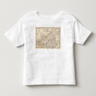 Camiseta De Bebé Baje Canadá, NOTA, NY, Vt, Maine