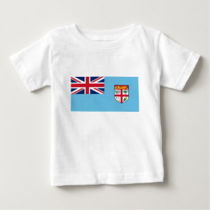 Camiseta De Bebé ¡Bajo costo! Bandera de Fiyi