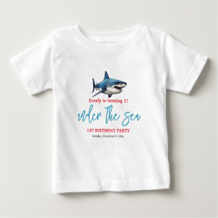 Camiseta De Bebé Bajo el mar Fiesta de primer cumpleaños