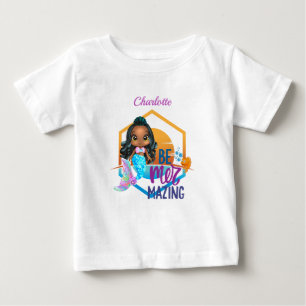 Camiseta De Bebé Bajo el Mar Ser una Sirena In-cre-íble Personaliza