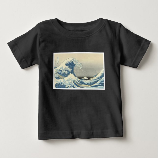 Camiseta De Bebé Bajo la ola de Kamagawa (Anverso)