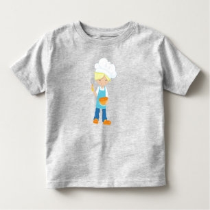 Camiseta De Bebé Baking, Baker, Pastry Chef, Cute Boy, Cabello de R