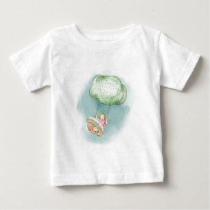 Camiseta De Bebé Balanceo de las nubes