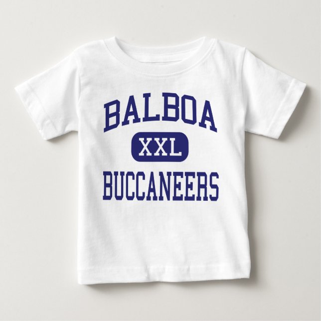 Camiseta De Bebé Balboa - Bucaneros - Alto - San Francisco (Anverso)