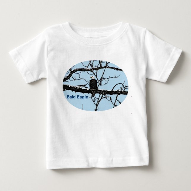 Camiseta De Bebé Bald Eagle (Anverso)