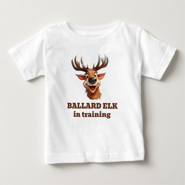 Camiseta De Bebé Ballard Elk en formación (Anverso)