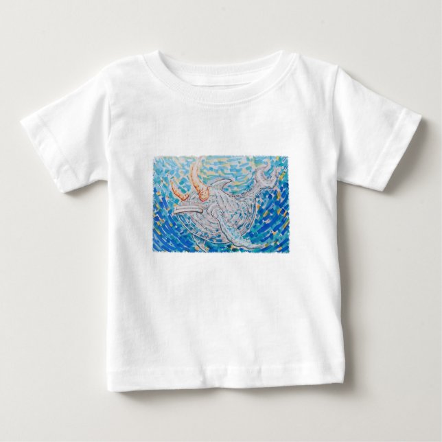Camiseta De Bebé Ballena (Anverso)