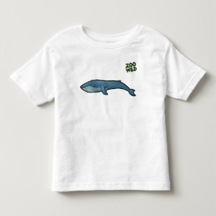 Camiseta De Bebé Ballena azul