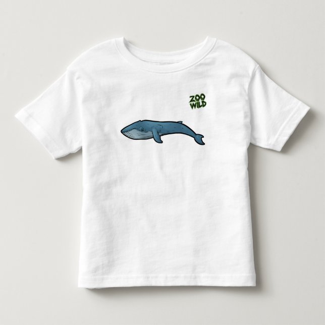 Camiseta De Bebé Ballena azul (Anverso)