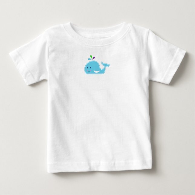 Camiseta De Bebé Ballena Bebé Niña (Anverso)