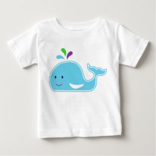 Camiseta De Bebé Ballena Bebé Niña