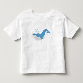 Camiseta De Bebé Ballena de océano azul profundo