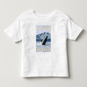 Camiseta De Bebé Ballena jorobada - Latouche, Alaska