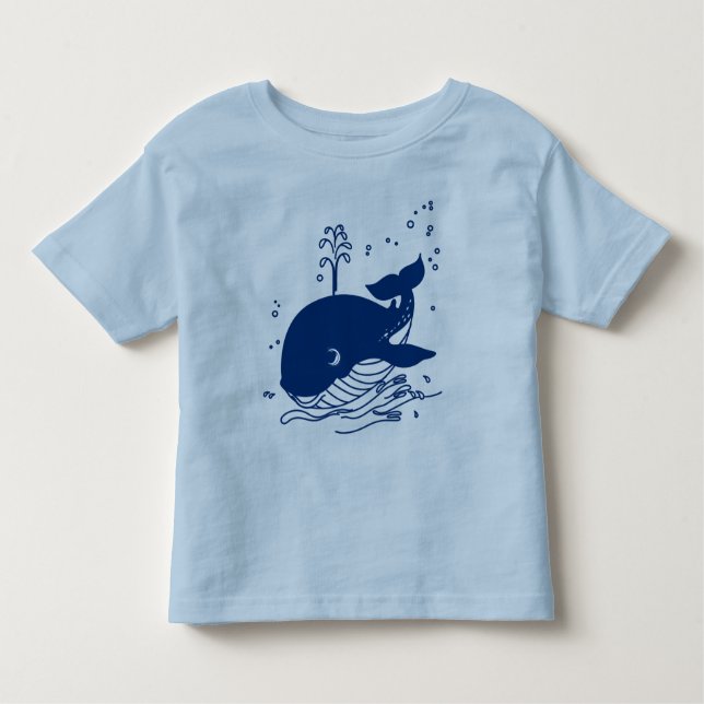Camiseta De Bebé Ballenas (Anverso)