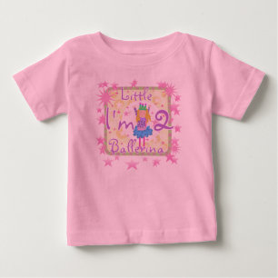 Camiseta De Bebé Ballerina 2º cumpleaños
