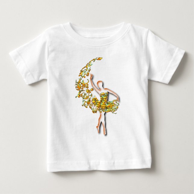 Camiseta De Bebé Ballerina Baby T-Shirt (Anverso)