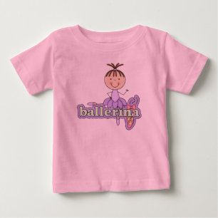Camiseta De Bebé Ballerina - Bodysuit con tutú de bebé lavanda