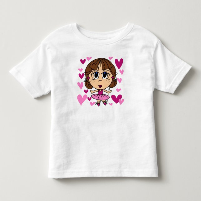 Camiseta De Bebé Ballerina Chica (Anverso)